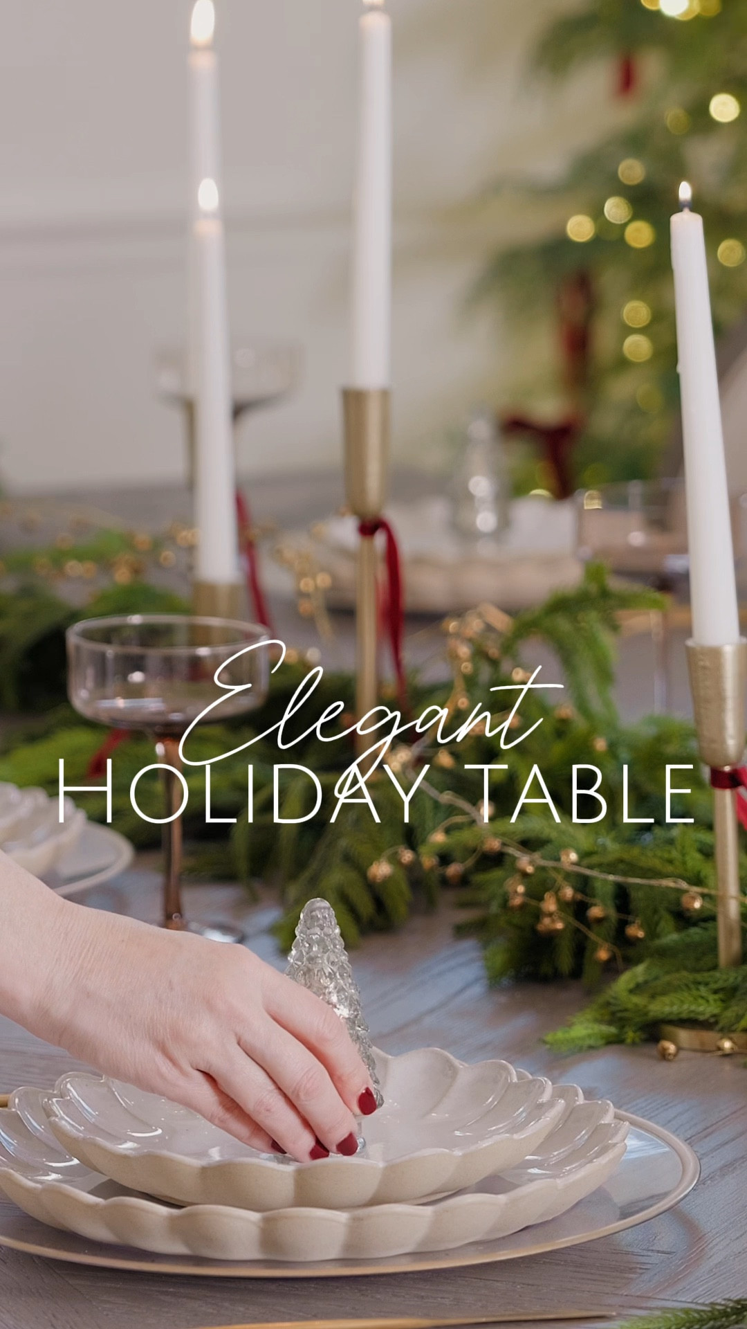 Simple, Elegant Holiday Table:

Add layers
Candlelight &
Christmas sparkle✨

My Texas House Tree
Christmas Table
Garland 

#LTKfoodie #LTKHome #LTKHoliday