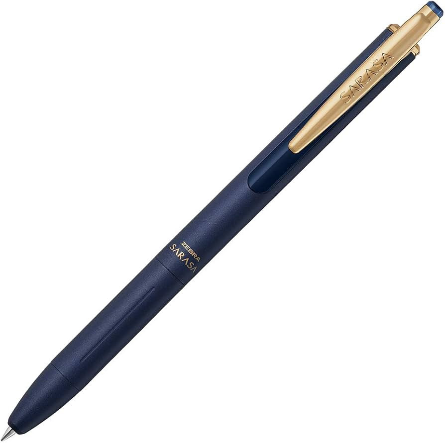 ZEBRA Gel Ballpoint Pen, Sarasa Grand 0.5mm Vintage Color, Dark Blue (P-JJ56-VDB) | Amazon (US)