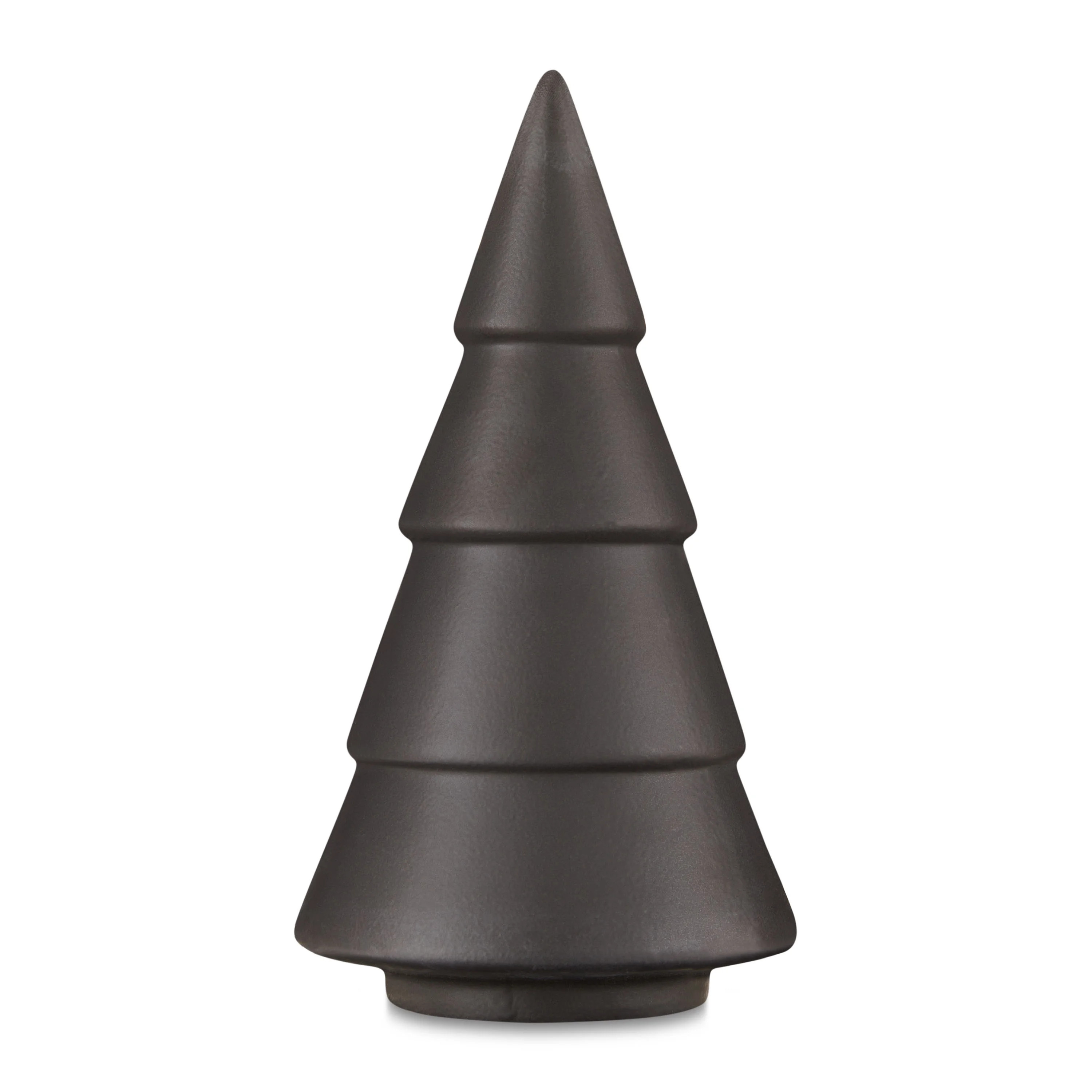 8 in Ceramic Tree Tabletop Christmas Decoration, Black, by Holiday Time | Walmart (US)