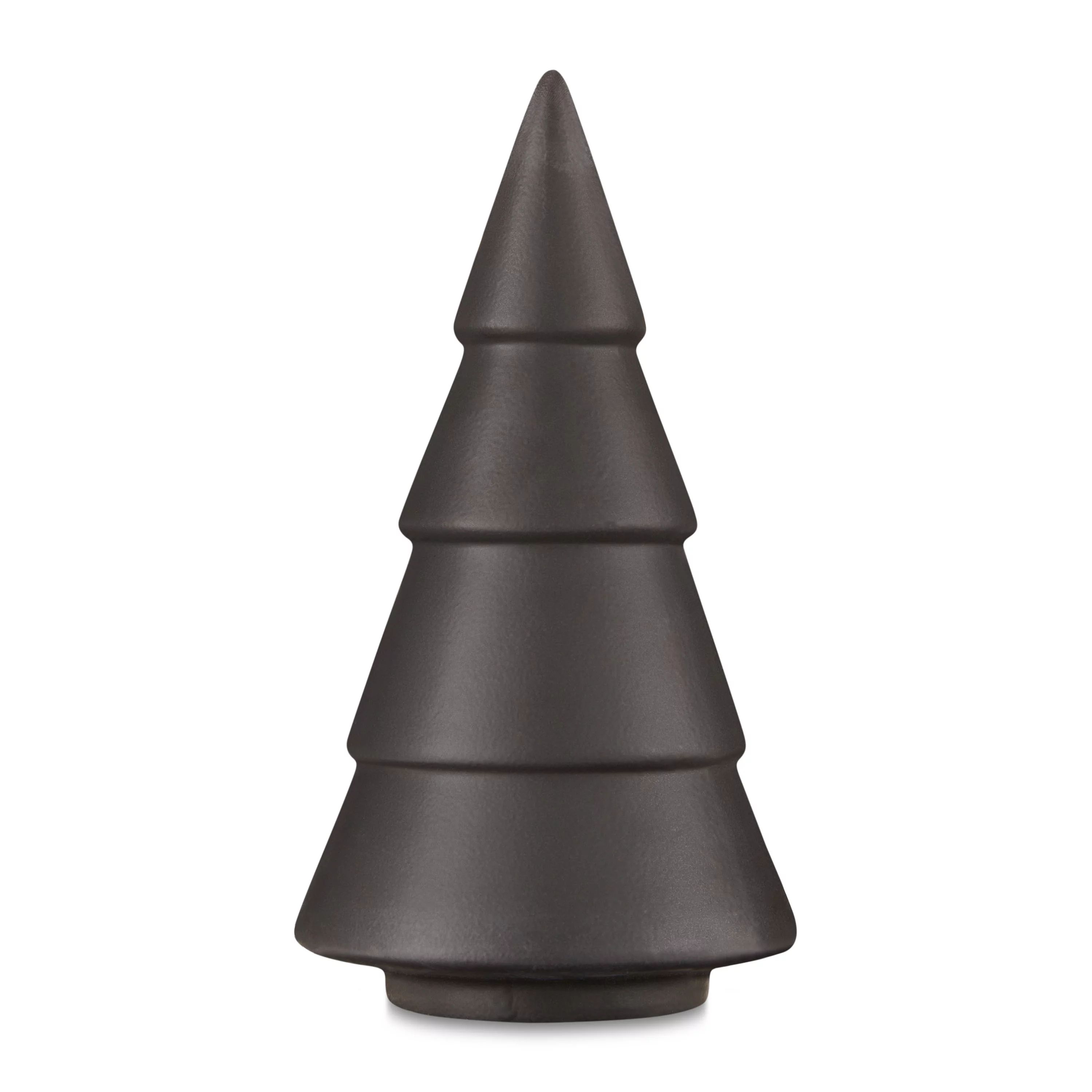 8 in Ceramic Tree Tabletop Christmas Decoration, Black, by Holiday Time - Walmart.com | Walmart (US)