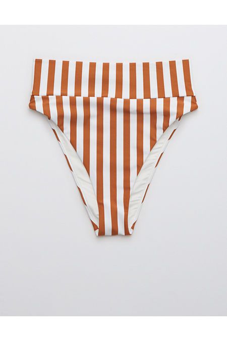 Aerie Printed High Cut Cheeky Bikini Bottom | American Eagle Outfitters (US & CA)