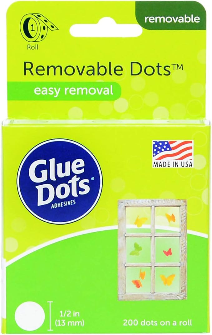 GLUE DOTS INTERNATIONAL 08248 Remove Adhesive Roll,200pc | Amazon (US)