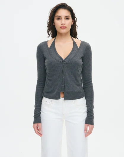 Longsleeve Layered Cardigan | Glassons (Australia)