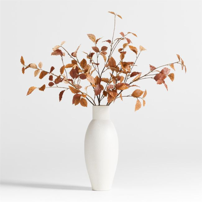 Faux Small Golden Leaf Branch 40 | Crate & Barrel