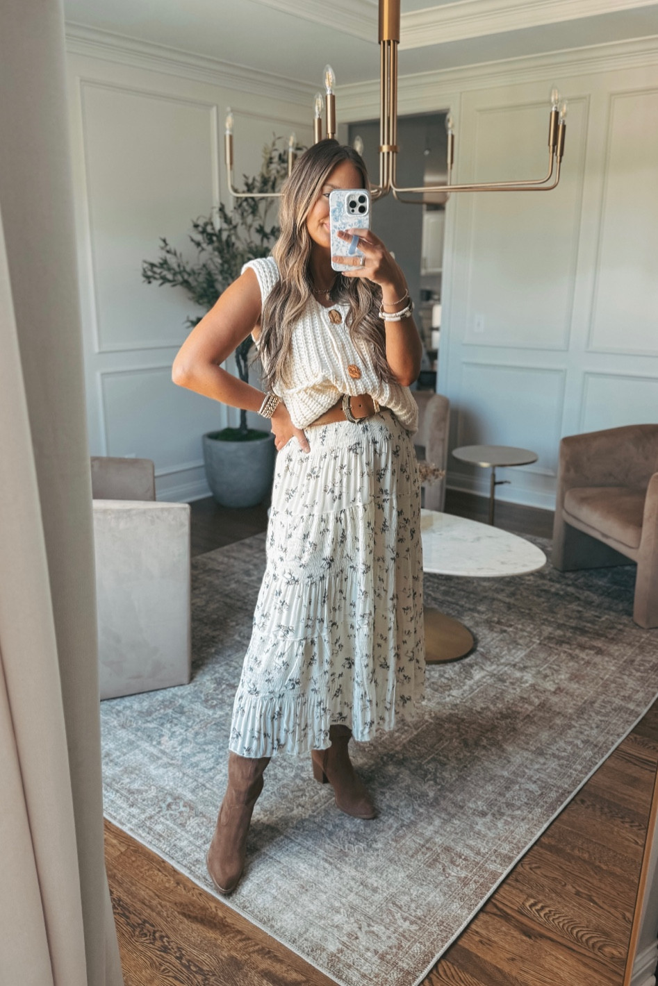 The cutest maxi skirt and sweater vest look from Amazon! A look I'm loving postpartum!! 

#LTKSeasonal #LTKStyleTip #LTKFindsUnder50