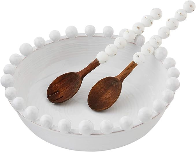 Mud Pie Raised Dotted Rim Bowl Set | Amazon (US)