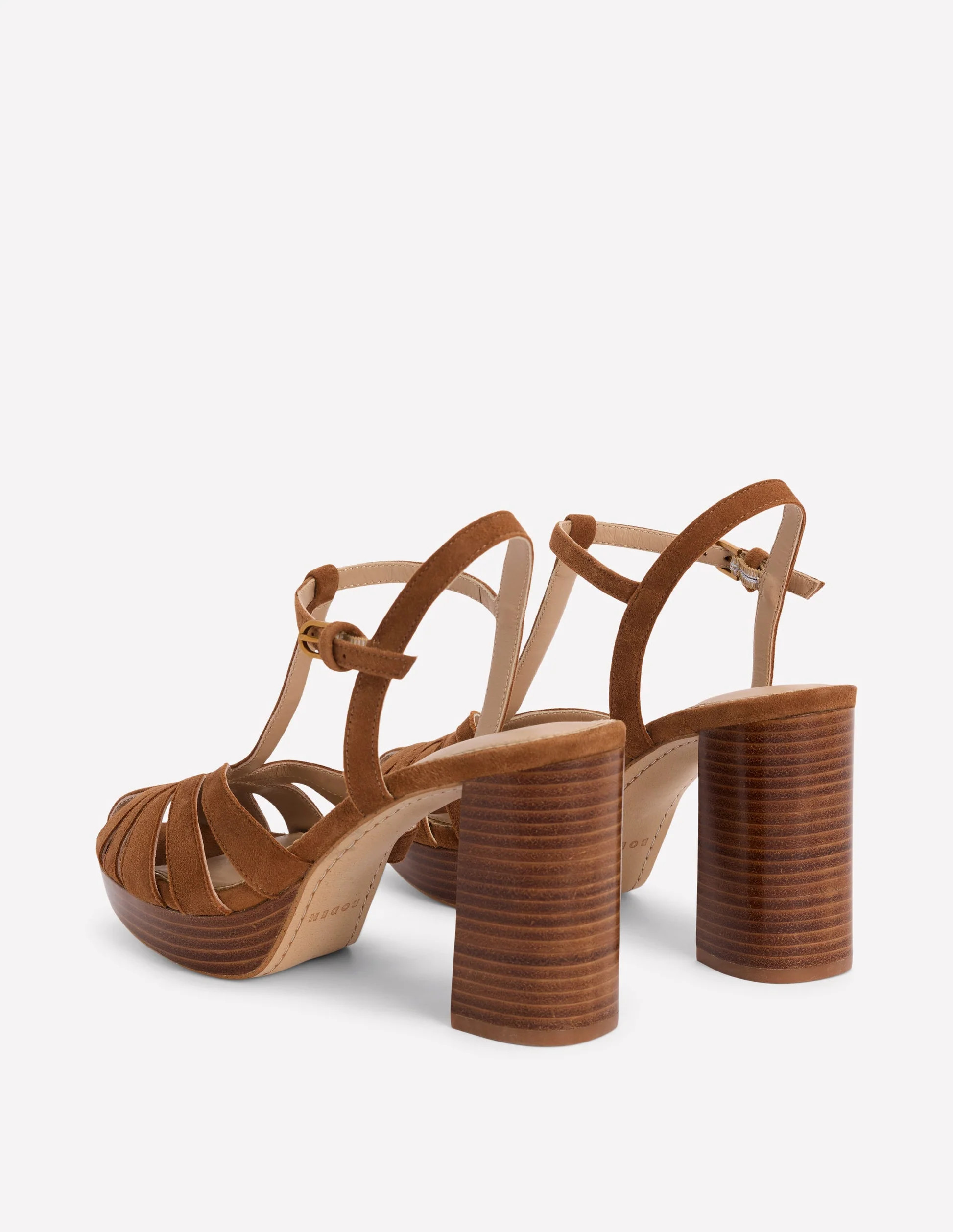 Platform Cage Sandal-Tan | Boden (US)