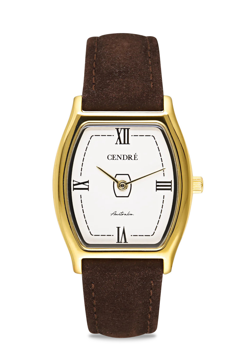 London Watch | White | Chocolate Suede | Cendre