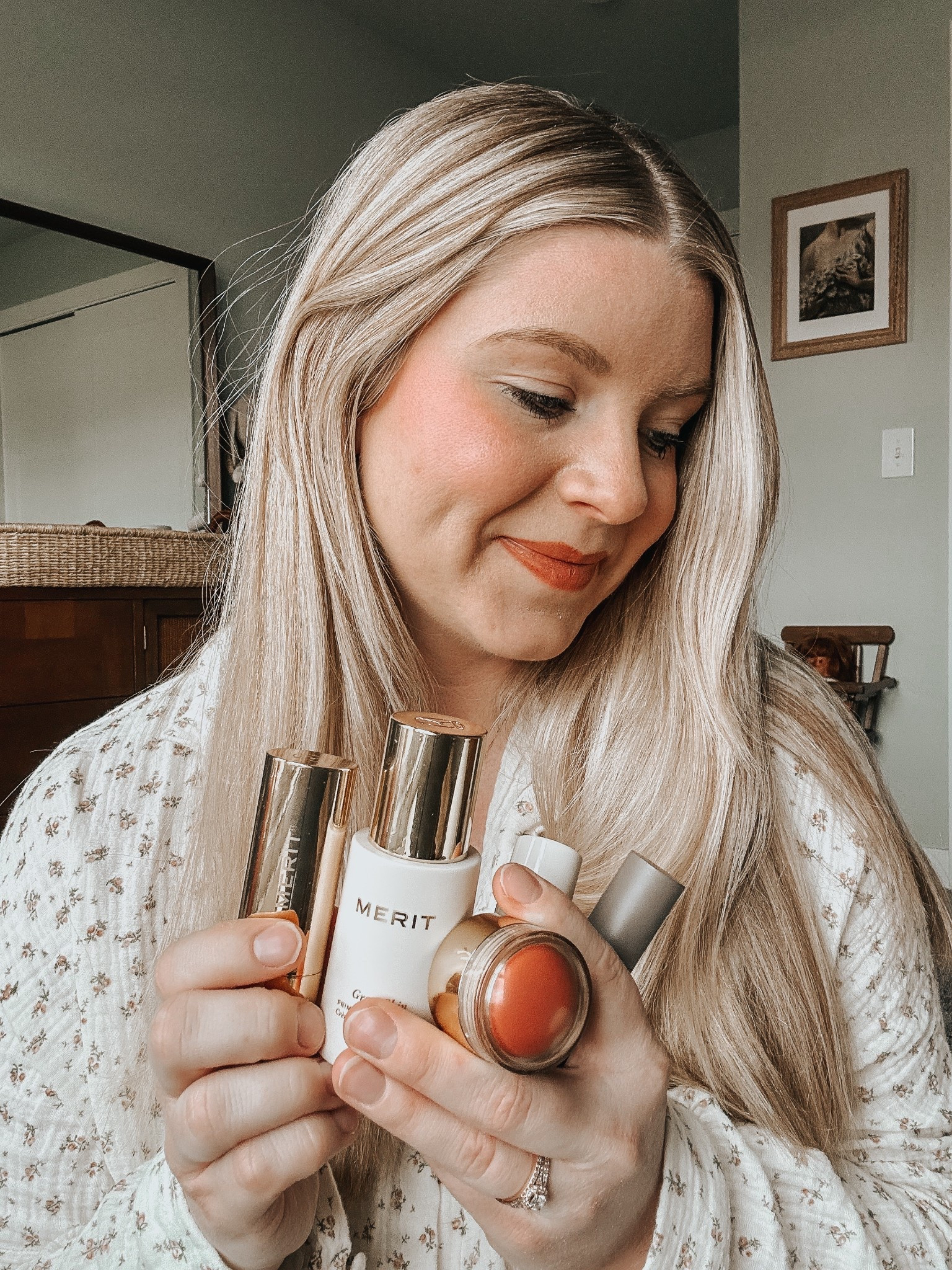 my latest makeup updates, I switched to merit beauty several months ago and cannot recommend it enough! love the clean ingredients, affordability and selection of products👏🏻 recently bought the ‘stockholm’ flush balm and love the baby pink shade it gives🌸 

#LTKBeauty #LTKMidsize