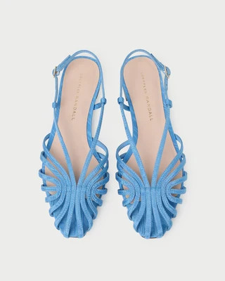 Devon Cornflower Blue Slingback Sandal | Loeffler Randall