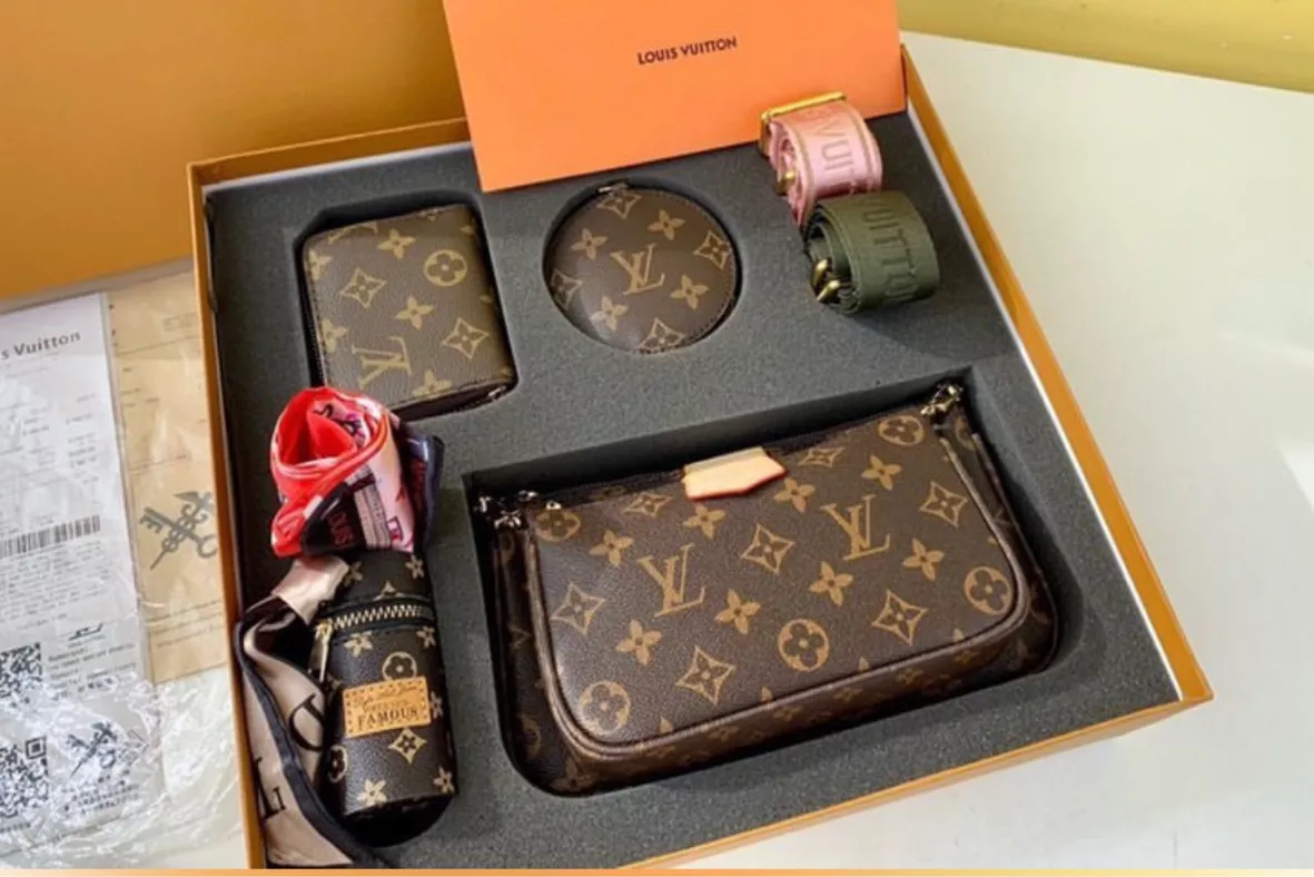 Authentic Louis Vuitton set Medium Empty Handbag Gift Box with Dust Bag New