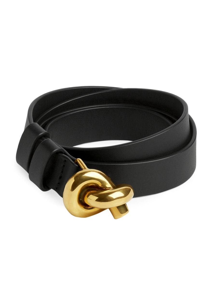 AccessoriesBeltsBottega VenetaKnot Leather Belt$750 | Saks Fifth Avenue