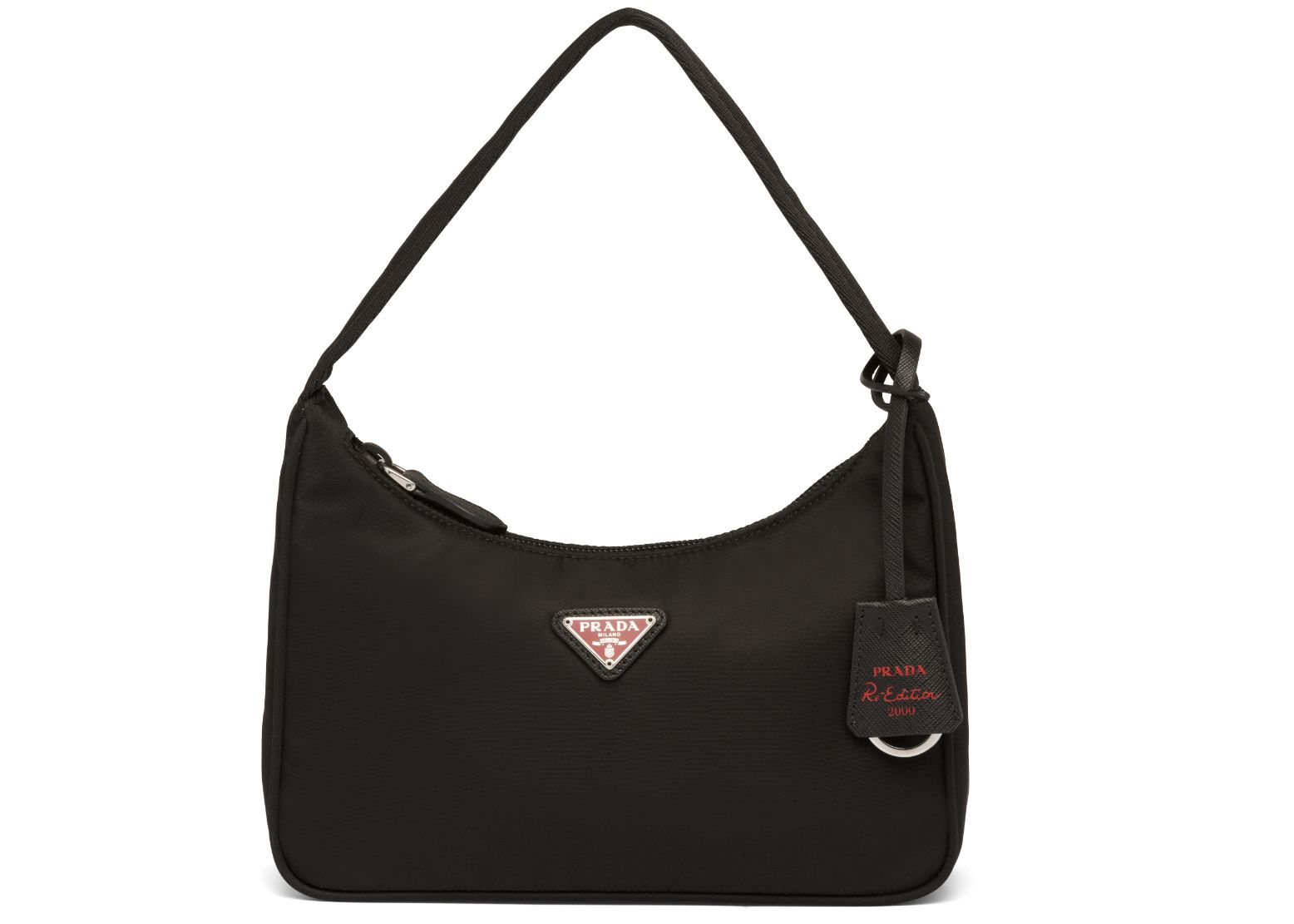 Prada Re-Edition 2000 Nylon Bag Mini Black/Red | StockX