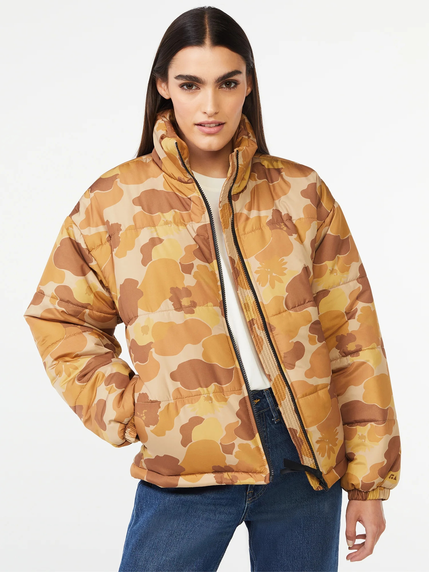 Free Assembly Women's Oversized Puffer Jacket | Walmart (US)
