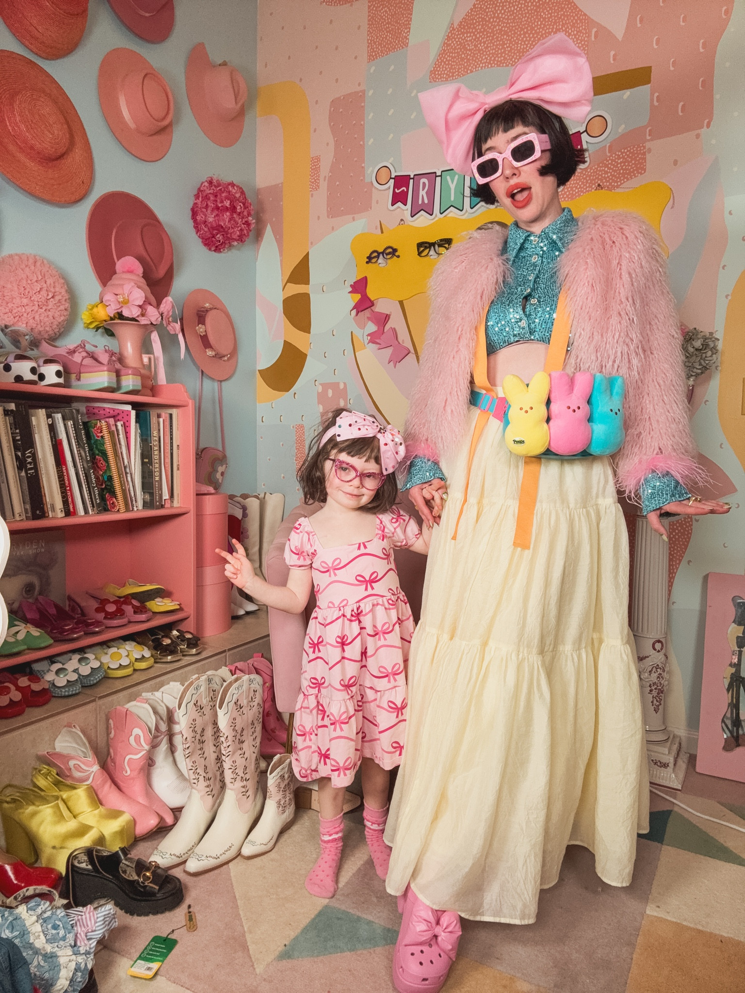 Ryder styled me here in my new peeps bag #ryderbird #peeps 

#LTKFamily #LTKFestival #LTKKids