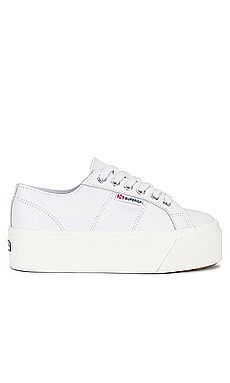 Superga 2790 Napa in White Leather from Revolve.com | Revolve Clothing (Global)