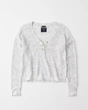 Ribbed Henley | Abercrombie & Fitch US & UK