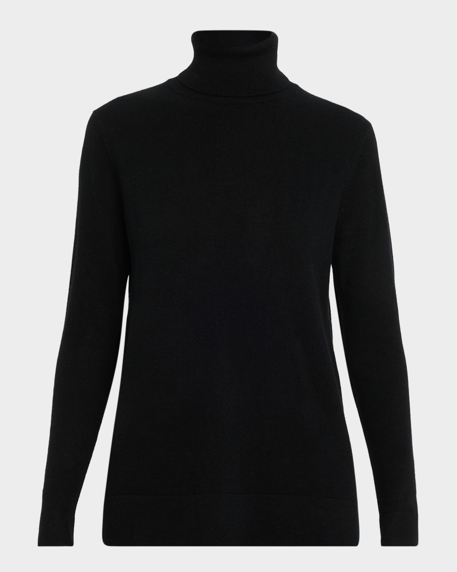 Neiman Marcus Cashmere Collection Cashmere Basic Turtleneck Top | Neiman Marcus
