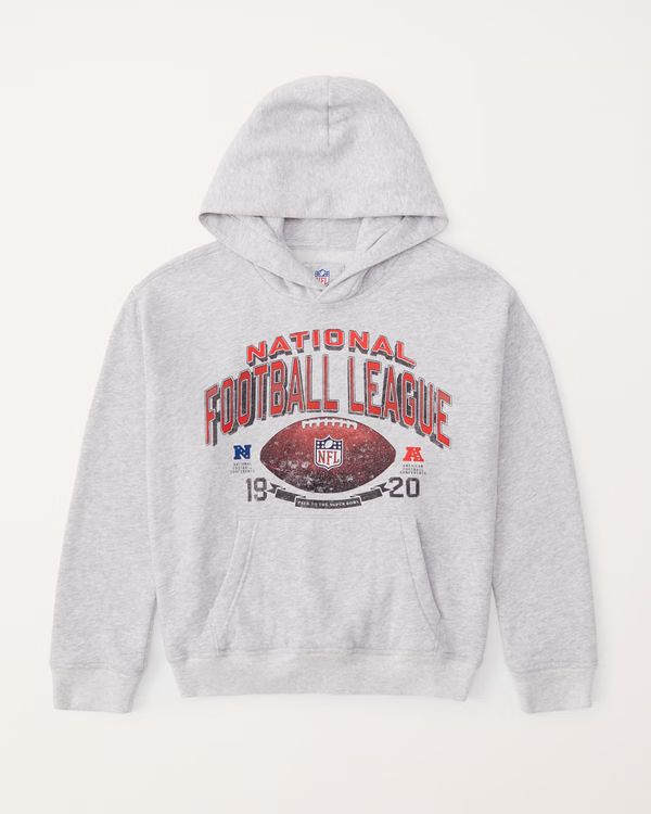boys nfl graphic popover hoodie | boys tops | Abercrombie.com | Abercrombie & Fitch (US)