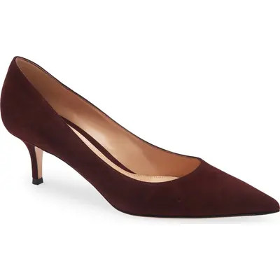 Gianvito Rossi Pointed Toe Pump in Royale at Nordstrom, Size 7Us | Nordstrom
