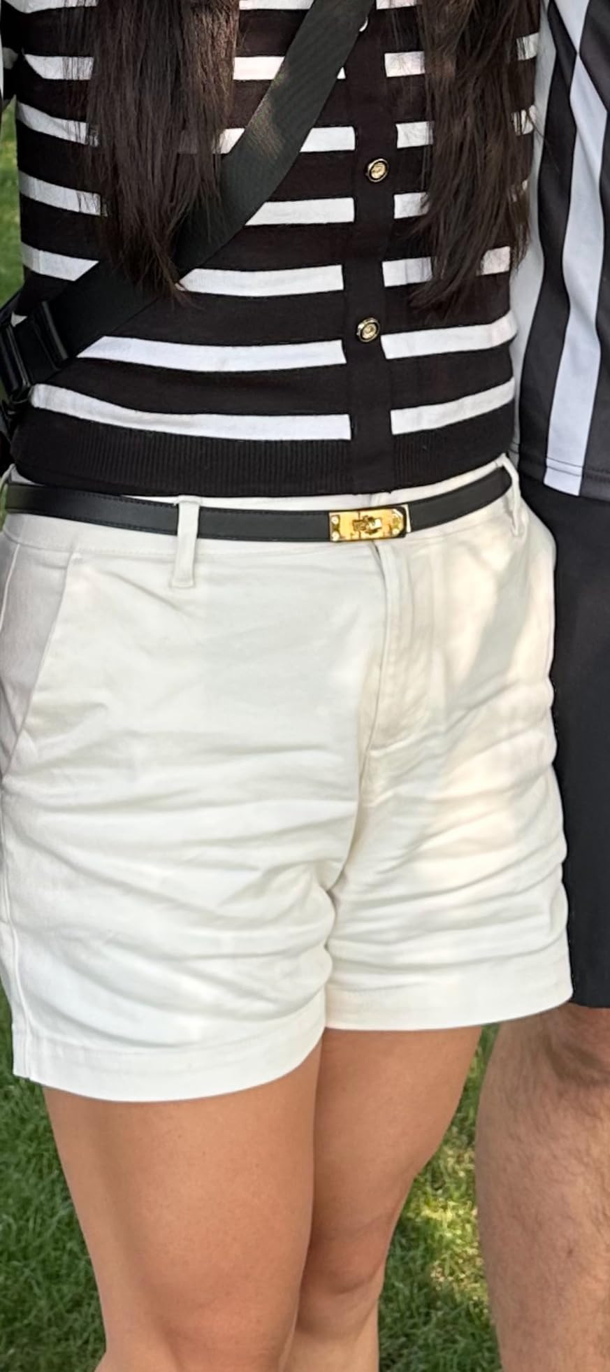 FENLDY Adjustable Thin Belts For Womens Skinny Belts For Dresses Womens Solid Color Alloy Turn Lo... | Amazon (US)