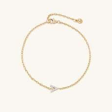 Diamond Letter Bracelet - $295 | Mejuri (Global)