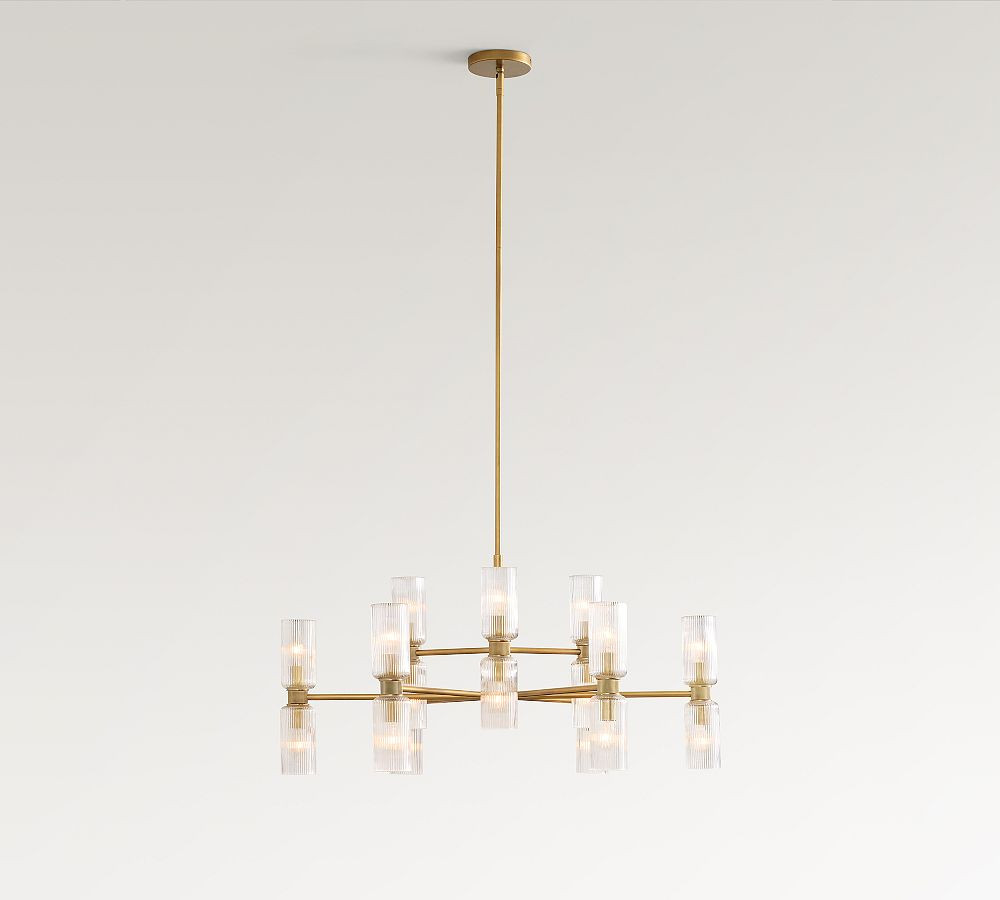Cooper Glass Mobile Chandelier (34") | Pottery Barn (US)