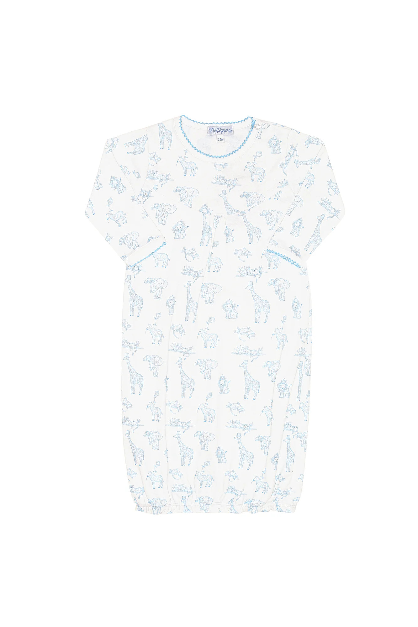 Blue Safari Gown | Nellapima