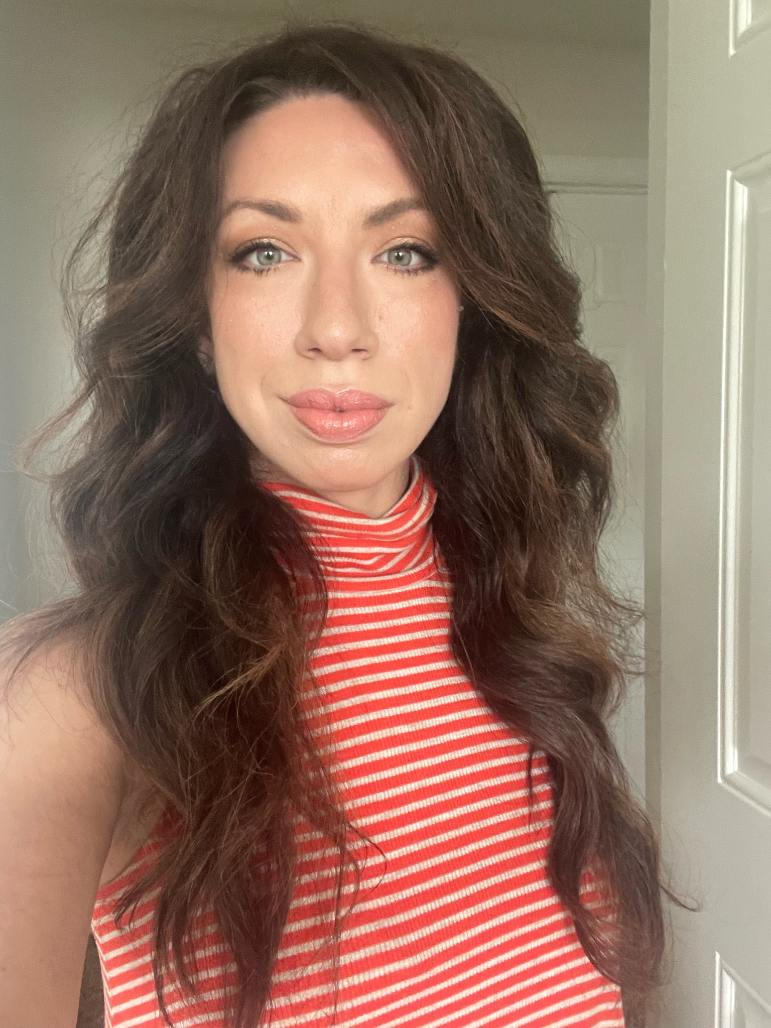First time in quite awhile I felt confident enough in the makeup combination to 1. Feel good all night 2. Post a selfie and 3. Recommend to others. Lots of doubling up with different products in different areas, because as I’ve mentioned in my IG stories, it’s been hard to find a holy grail since my BareMinerals foundation was discontinued. In this look I’m using a lot of MAC Cosmetics, elf, and the new Natasha DeNona Golden Palette, which immediately became my fave palette. So glad I got it for free with my Ulta points 😏. Loving the glowy blush look combined with Shanghai Spice from the Bring it Back, MAC collection  

#LTKSeasonal #LTKBeauty #LTKFindsUnder100