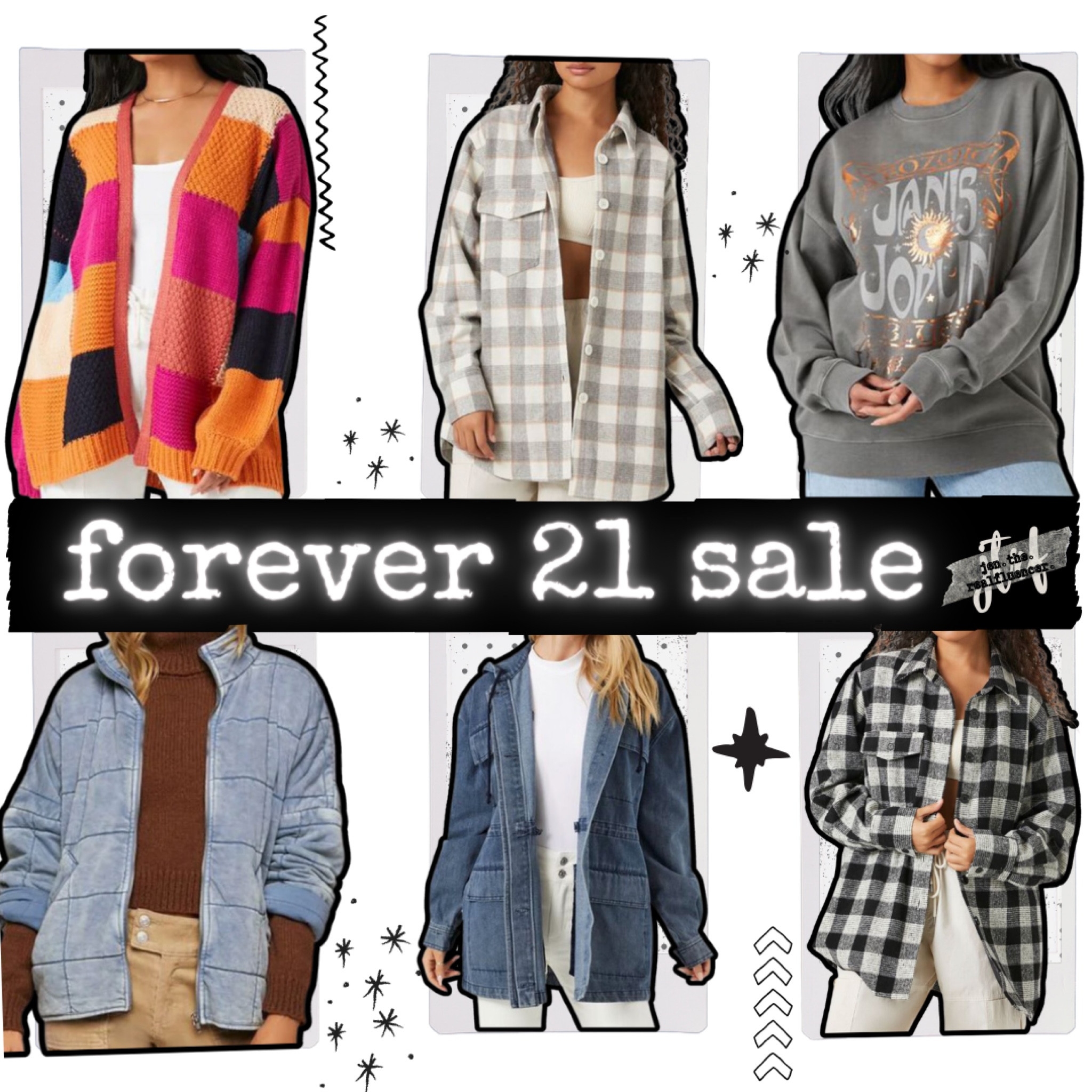 Forever 21, Labor Day sale, sale finds, sale picks, cardigan, plaid, flannel, crewneck, graphic sweatshirt, quilted jacket, denim jacket 

#shacket #shirt #jacket #shirtjacket #shacketoutfit #shacketlook #shacket #shirtjacketoutfit #shirtjacketlook #shacketstyle #shirtjacketstyle #fall #falloutfit #fallfashion #fallstyle #falloutfitidea #falloutfitinspo #autumn #autumnstyle #autumnfashion #autumnoutfit  #flannel #shirt #buttondown #buttonup #button #flannelshirt #plaid #plaidshirt #flannelstyle #flannellook #flanneloutfit #flanneloutfitidea #flanneloutfitinspo #grunge #grungeoutfit #grungestyle #grungelook  #denimoutfit #jeansoutfit #denimstyle #jeansstyle #denim #jeans #style #inspo #fashion #jeansfashion #denimfashion #jeanslook #denimlook #jeans #outfit #idea #jeansoutfitidea #jeansoutfit #denimoutfitidea #denimoutfit #jeansinspo #deniminspo #jeansinspiration #deniminspiration  #casual #casualoutfit #casualfashion #casualstyle #casuallook #weekend #weekendoutfit #weekendoutfitidea #weekendfashion #weekendstyle #weekendlook #lounge #loungewear #loungeoutfit #loungewearoitfit #loungestyle #loungewearstyle #loungefashion #loungewearfashion #loungelook #loungewearlook  #graphic #tee #graphictee #graphicteeoutfit #tshirt #graphictshirt #t-shirt #band #bandtee #graphicteelook #graphicteestyle #graphicteefashion #graphicteeoutfitinspo #graphicteeoutfitinspiration #travel #traveloutfit #airport #plane #airplane #car #train #cruise #flight travel style, travel fashion, airport outfit, airport style, airport fashion, airport fit, travel fit, travel look, airport look 

#LTKSale #LTKSeasonal #LTKunder100