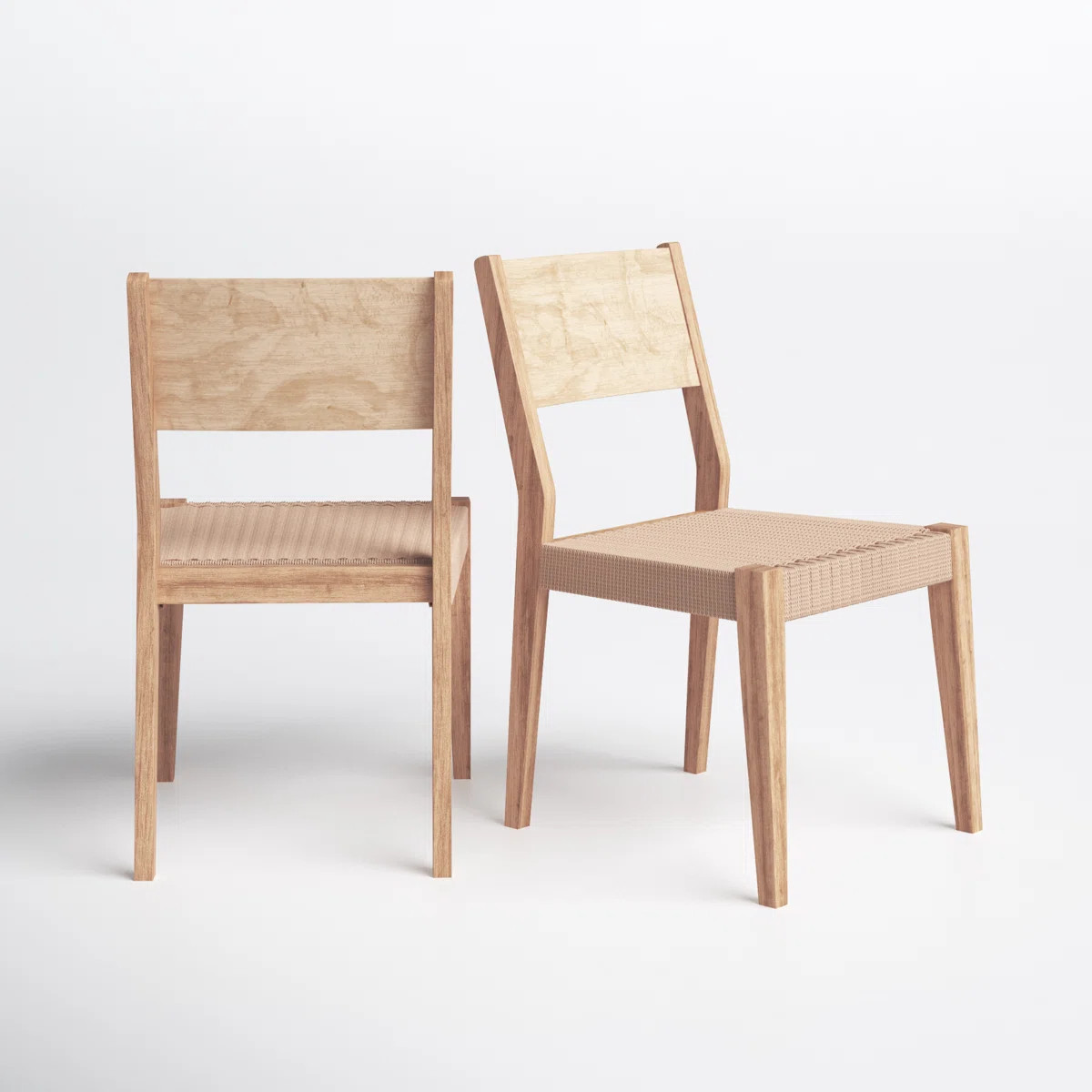 Aniek 18'' H Solid Wood Dining Chair (Set of 2) | Wayfair North America