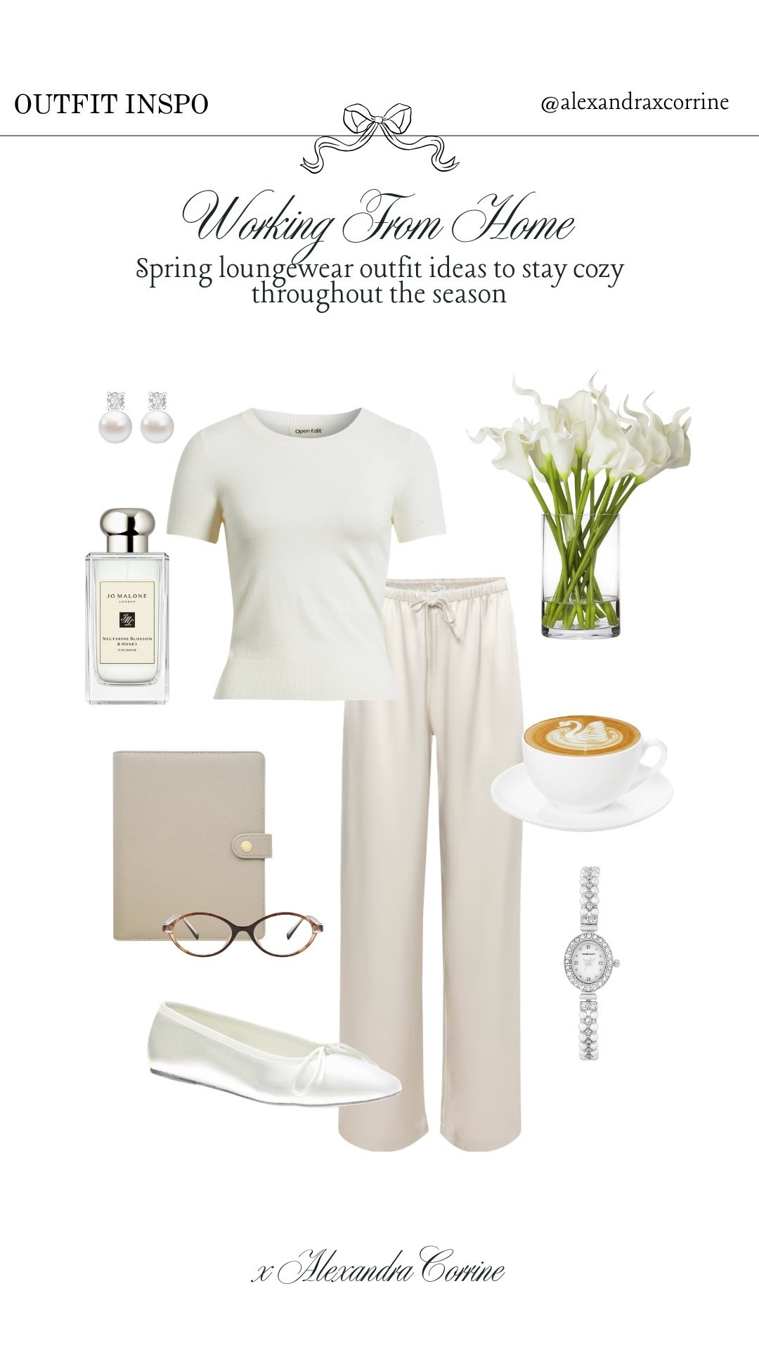 Work from home ☕️ Spring loungewear outfit ideas to stay cozy through the season 🤍

Spring outfit inspo, loungewear, lounge set, pajamas, pjs, spring style, outfit ideas, work from home, wfh, satin pants, comfortable outfit inspo 

#LTKootd #LTKSeasonal