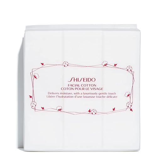 Shiseido Facial Cotton Pads - Includes 165 Squares - For Softener Application & Makeup Removal - ... | Amazon (US)