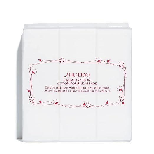 Shiseido Facial Cotton Pads - Includes 165 Squares - for Softener Application & Makeup Removal - ... | Amazon (US)