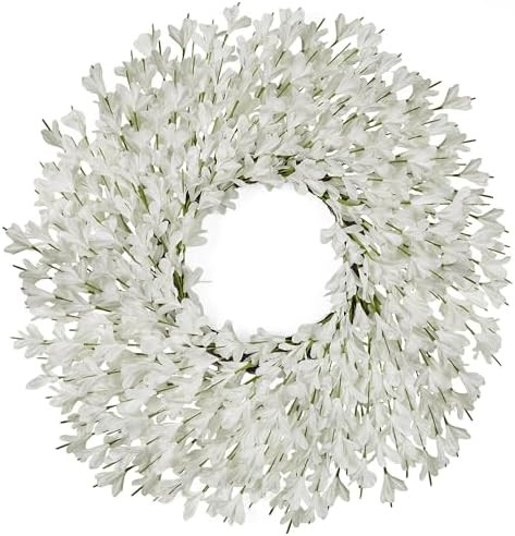 26 Inch Spring Wreaths for Front Door Large Easter Valentines Forsythia Floral Summer Spring Door... | Amazon (US)