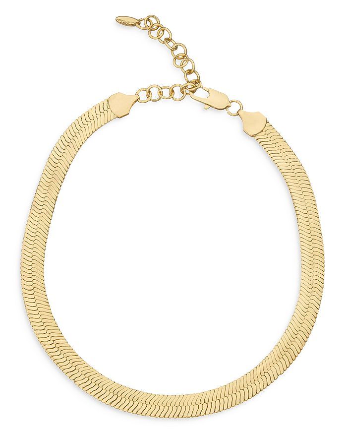 Snake Smooth Chain 18K Gold Plated Necklace, 15" | Bloomingdale's (US)
