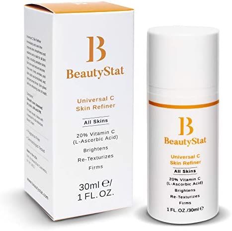 Amazon.com: BeautyStat Universal C Skin Refiner - Serum for Face, 20% Pure L-Ascorbic Acid (Vitam... | Amazon (US)