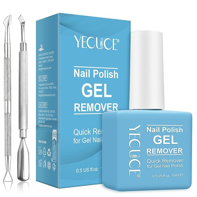 Gel Nail Polish Remover, Remove Gel Nail Polish Within 3-5 Minutes - Quick & Easy Polish Remover ... | Amazon (US)