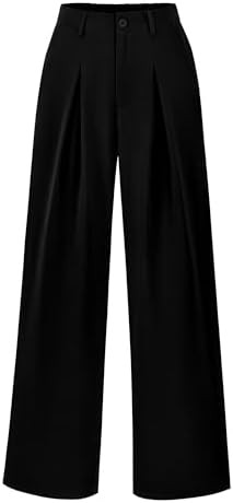 BTFBM Women High Waist Palazzo Pants Spring 2026 Casual Wide Leg Trousers Loose Work Office Busin... | Amazon (US)