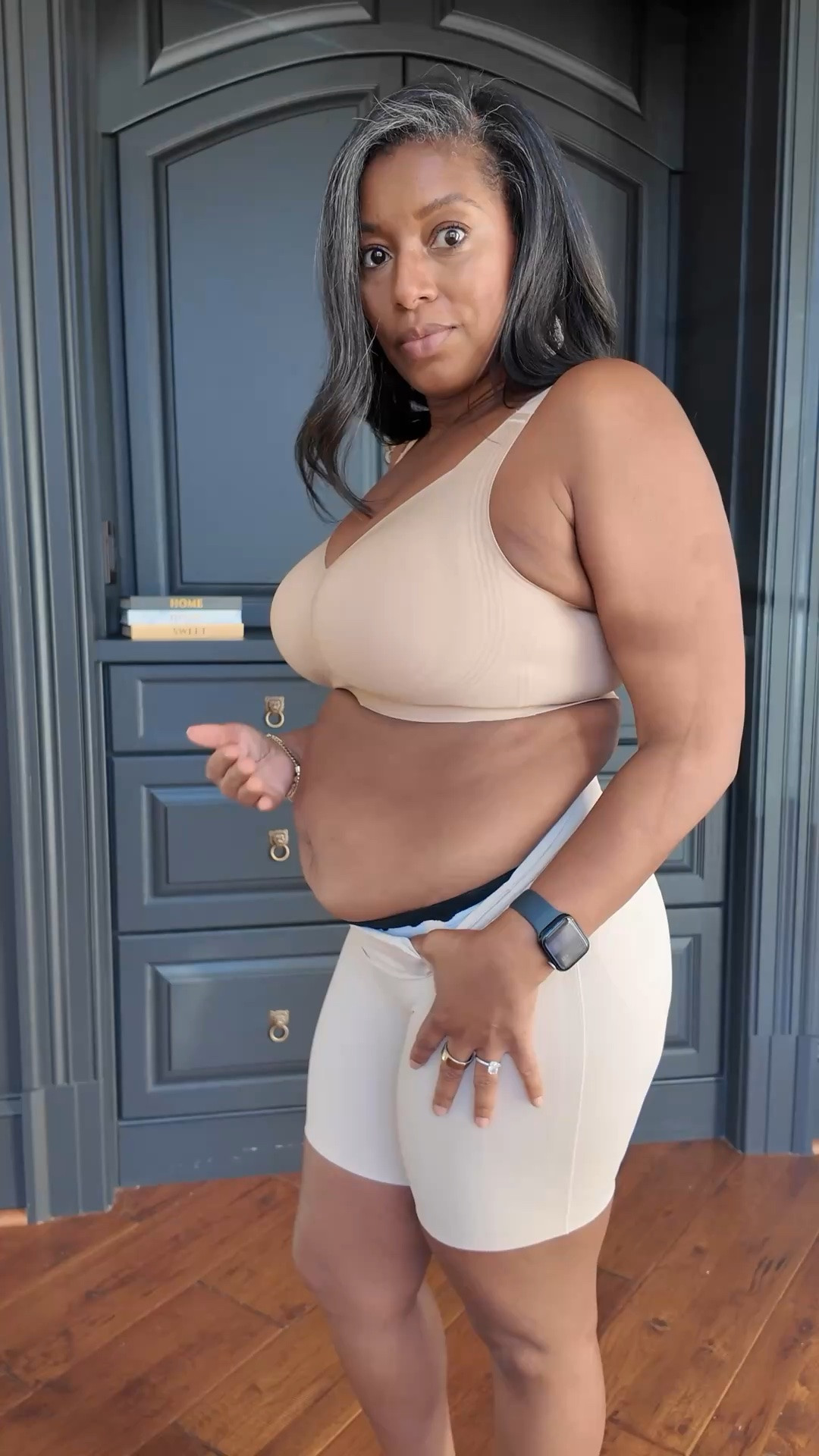 Oeak shape wear shorts and jelly bra on sale for under $20 for prime day. Thank me later!