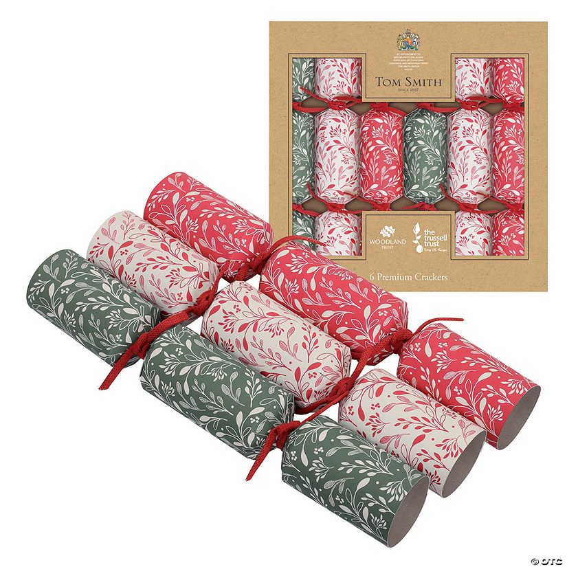White, Red & Green Premium Christmas Party Crackers - 6 Pc. | Oriental Trading Company