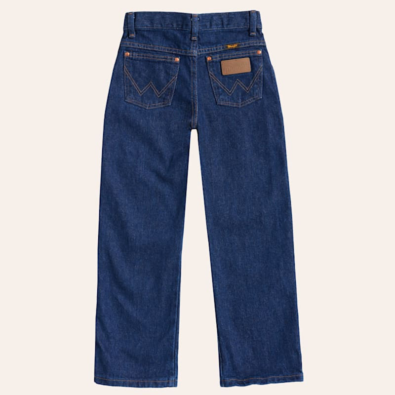 Wrangler Boys' Cowboy Cut Prewashed Indigo Original Fit Straight Leg Jeans (1T-16) | Cavender's