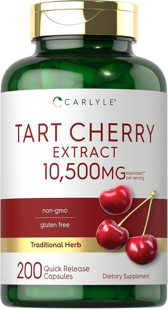 Carlyle Tart Cherry Capsules | 200 Pills | Max Potency | Amazon (US)