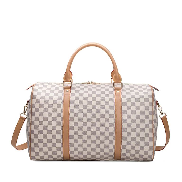 Sexy Dance Checkered Luggage Duffel Bag,Womens Man Travel Tote-Carry On Bag,Holiday Weekend Overn... | Walmart (US)