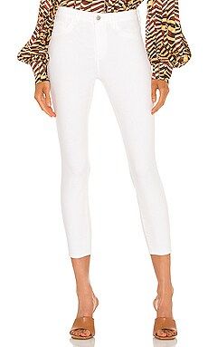 L'AGENCE Margot High Rise Skinny in Blanc from Revolve.com | Revolve Clothing (Global)