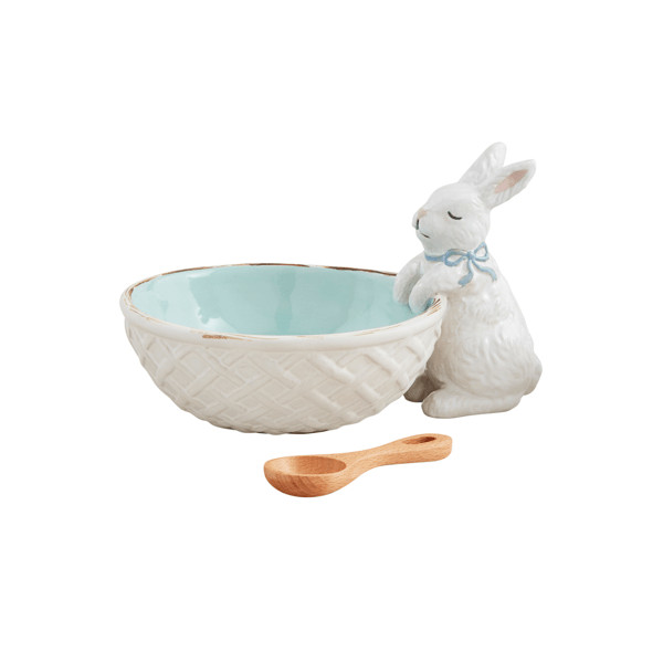 Blue Bunny Candy Dish Set | Mud Pie