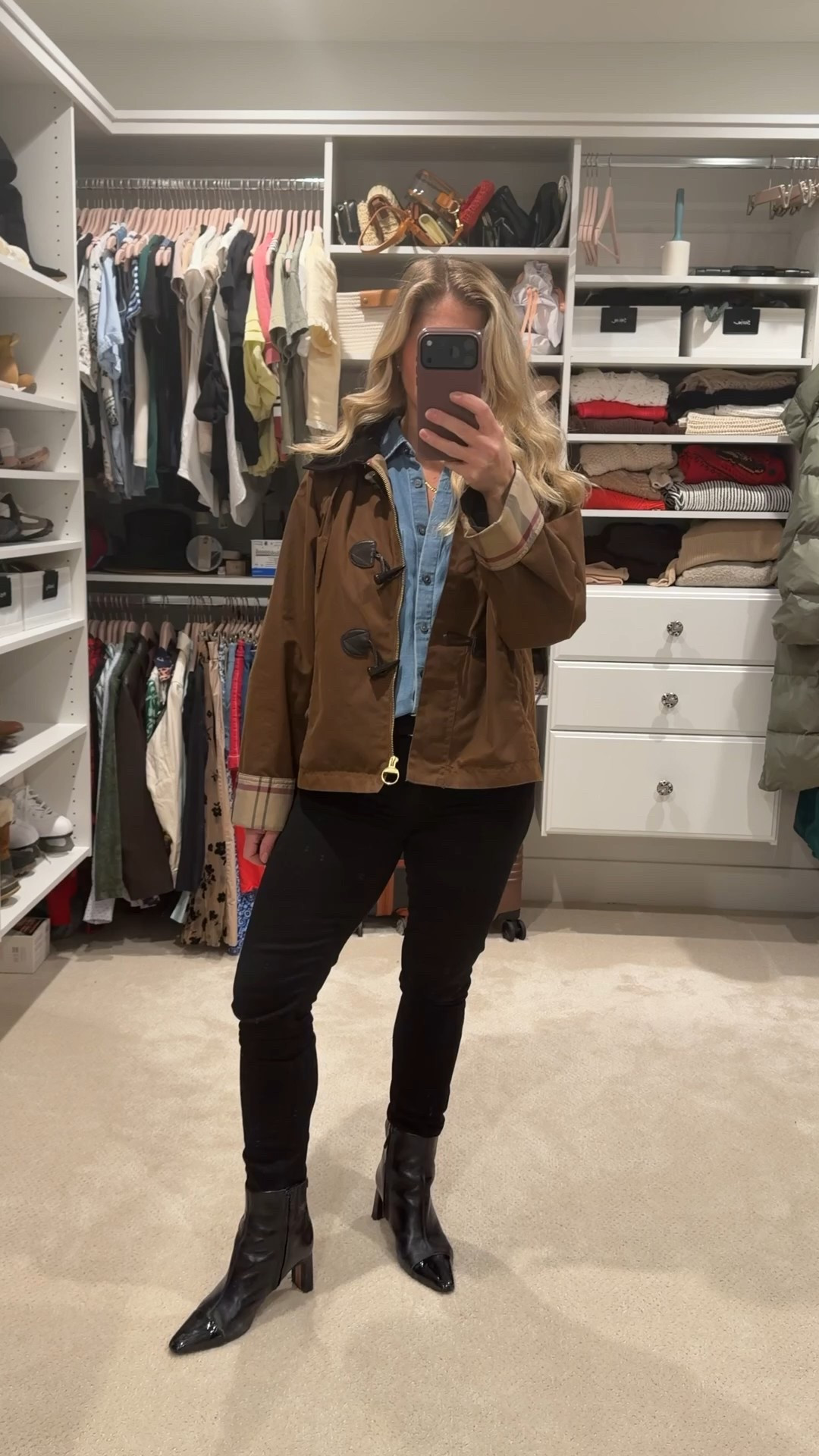 Barbour rain jackets are one of those forever pieces I’ll always make room for in my closet. Timeless silhouettes, incredible quality, and the kind of effortless polish that makes even a rainy day feel chic.

I love how this one layers perfectly over denim and a chambray button-down for everyday errands, but also works just as well dressed up with ankle boots and a simple tee. It’s lightweight, water-repellent, and built to last… truly a spring staple you’ll reach for year after year.

If you’re building a capsule wardrobe, start here. Classic outerwear always pays off. ☔️🤎

#LTKootd #LTKSeasonal #LTKgrwm