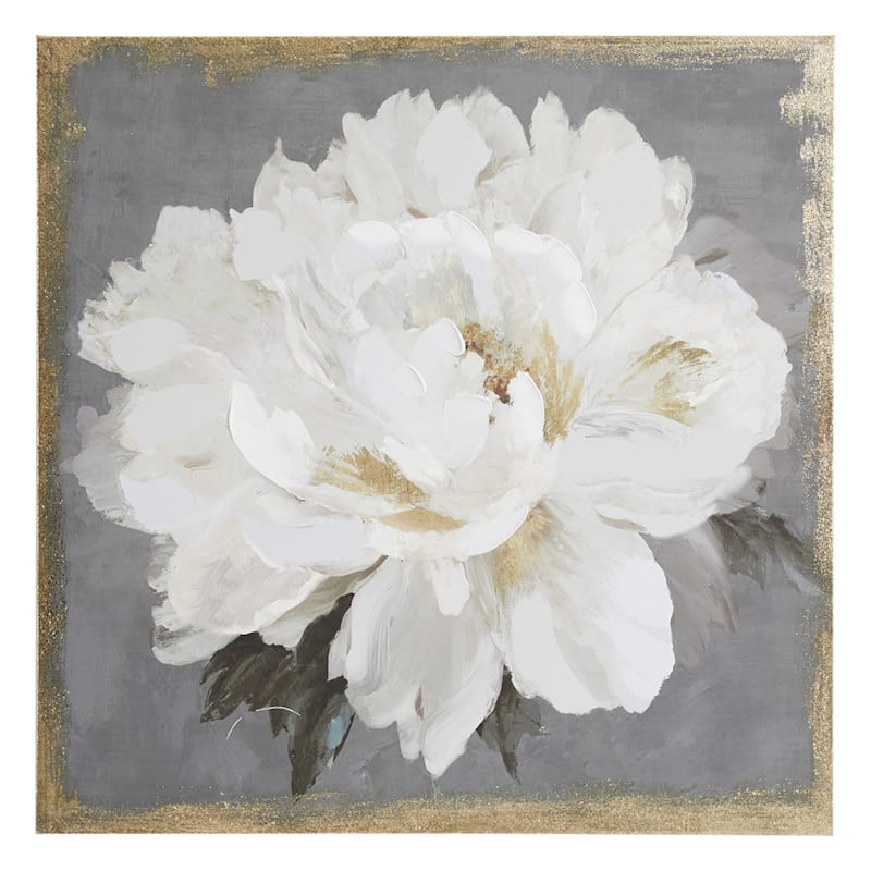Floral Canvas Wall Art, 30" | At Home