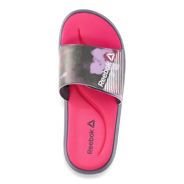 Reebok Women’s Adjustable Memory Foam Slides | Walmart (US)