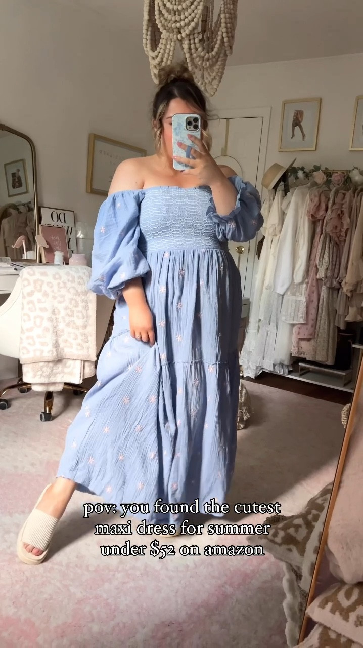 Amazon summer maxi dress, wearing a large 

#LTKFindsUnder100 #LTKStyleTip #LTKMidsize
